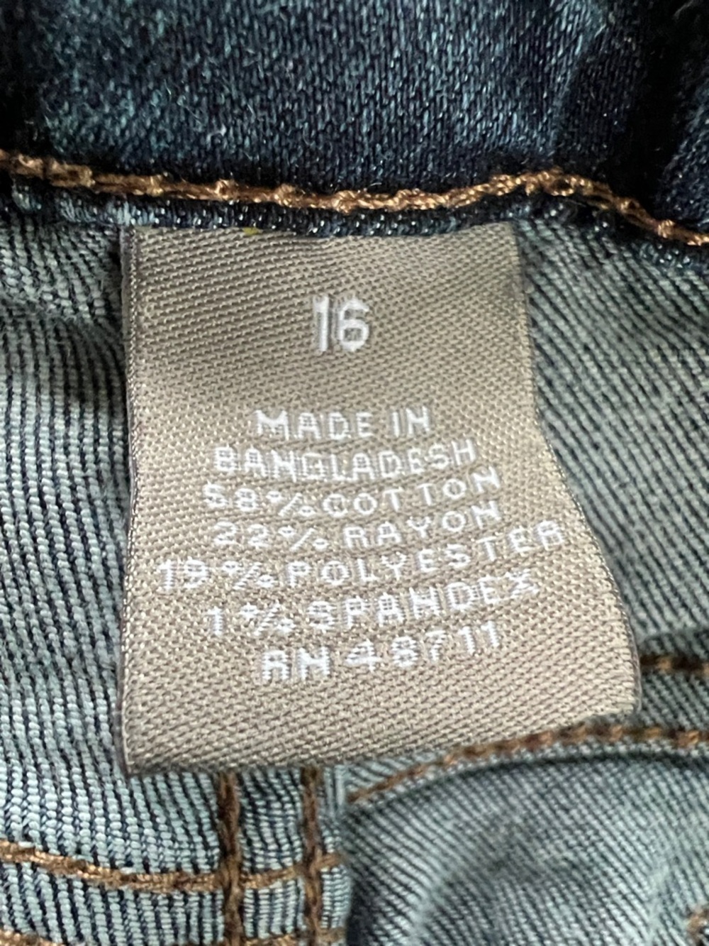 Falls Creek Dark Blue Skinny Jeans - Picture 2 of 10